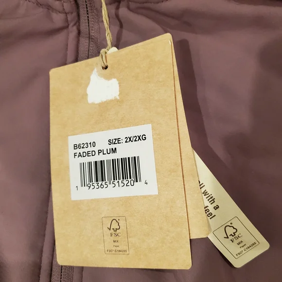 Kohl's Plum Hooded Jacket - Picture 7 of 8